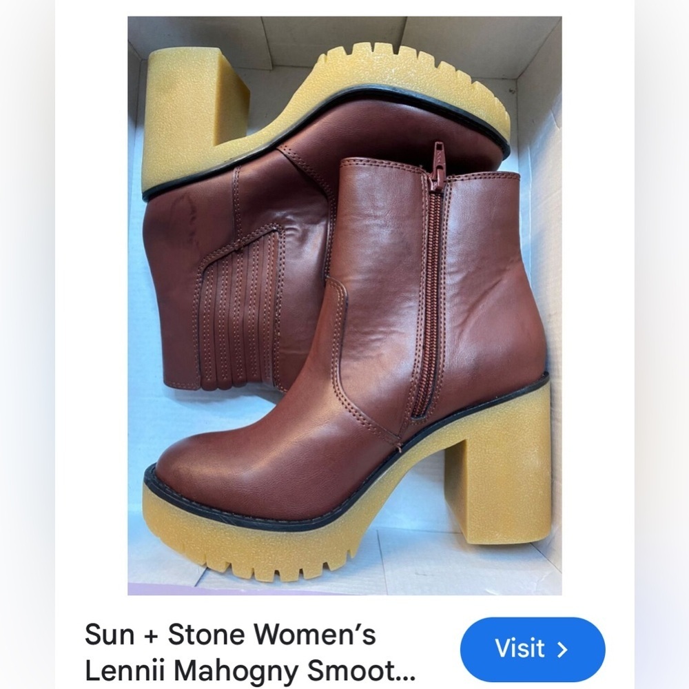 Another sun and stone! Sz 7, all manmade and textiles.​​